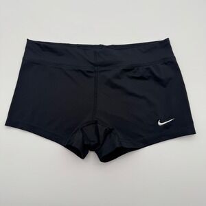 Nike Dri-FIT Womens Black Compression Volleyball Training Shorts Small